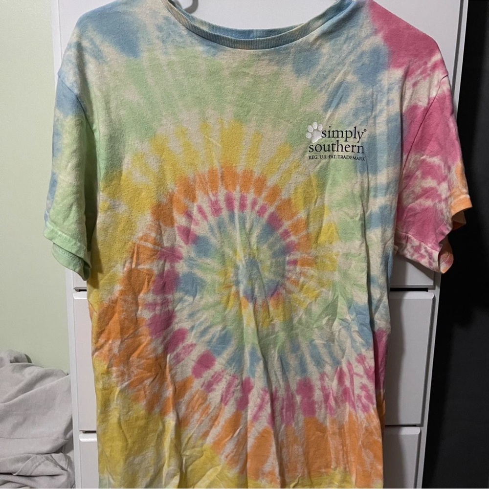 Simply Southern Multicolor Tie-Dye Tee